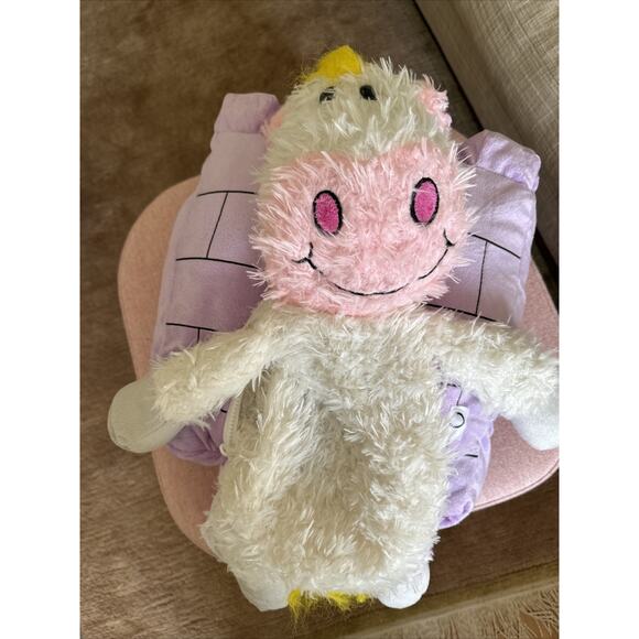 Happy Nappers Plush Pillow Unicorn to "Home Sweet Home" Castle 13" Plush. 18 - Picture 1 of 5